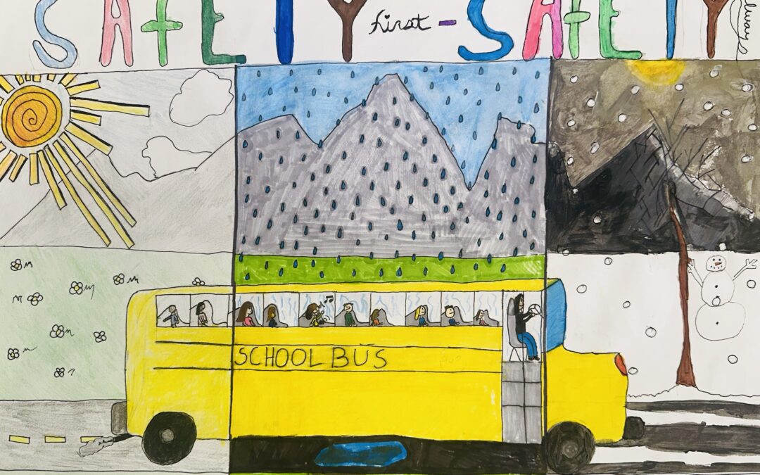 South Fork Student Wins 2025 Idaho School Bus Safety Poster Contest