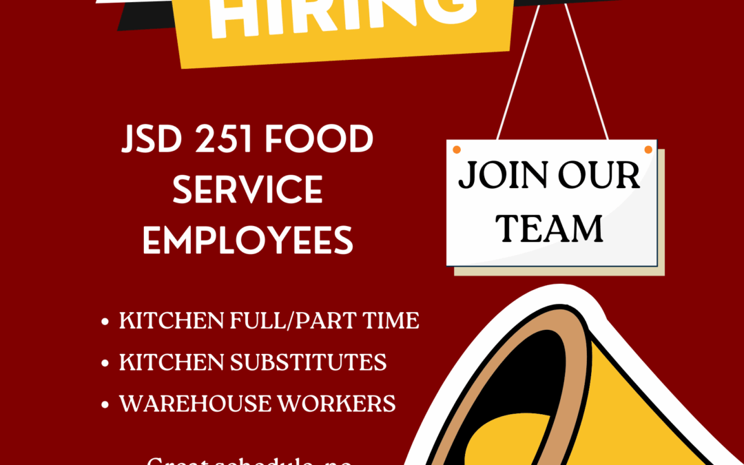 Join JSD251 Food Service Team